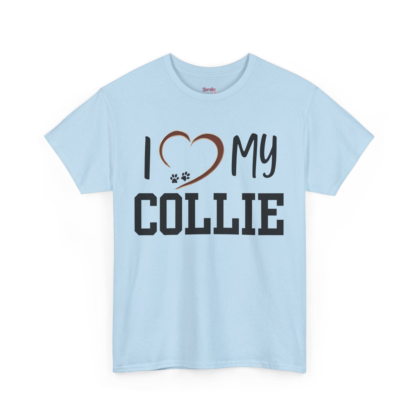 Dog Lover Personalized Tee, Minimalist Design, Custom Dog Breed Shirt, Pet Owner Gift, Dog Mom Gifts, Unisex Heavy Cotton T-Shirt