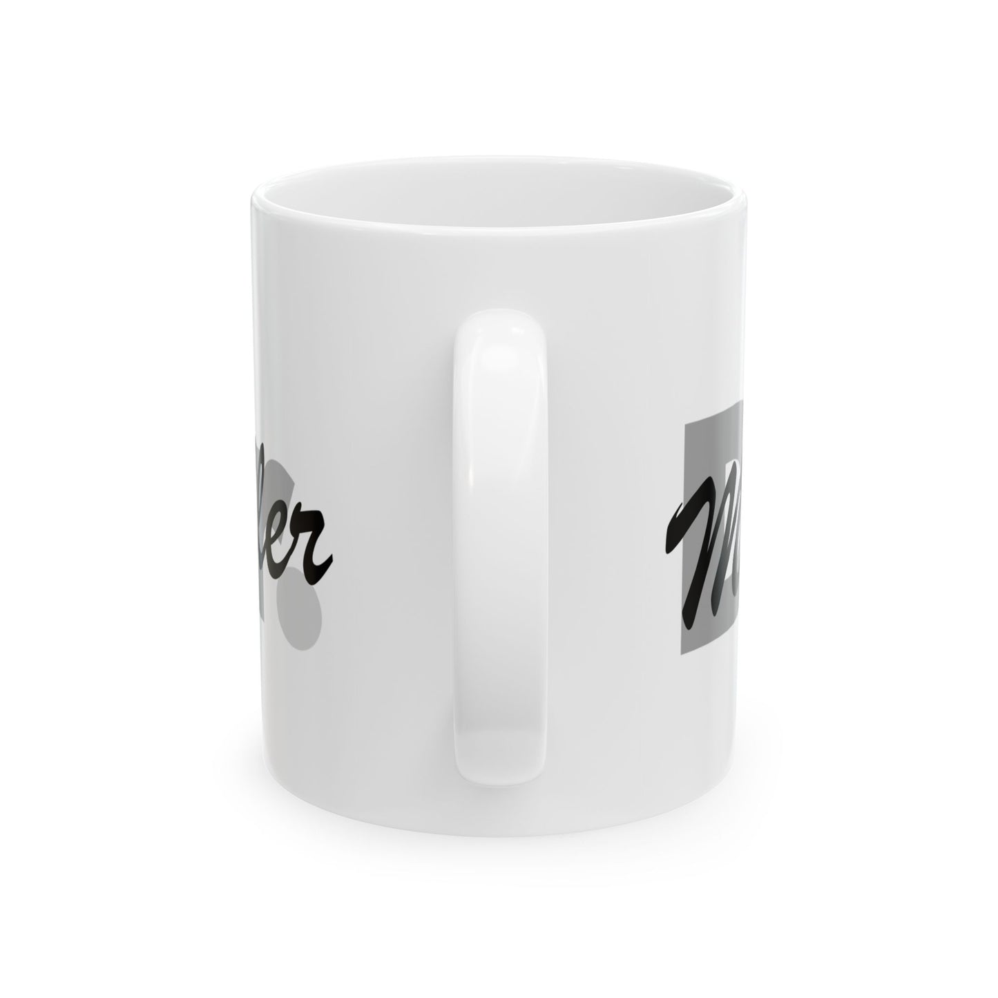 Doctor's Gift Ceramic Mug, Minimal Last Name Design, Personalized Coffee Cup, Medical Professional Present, Unique Physician Appreciation