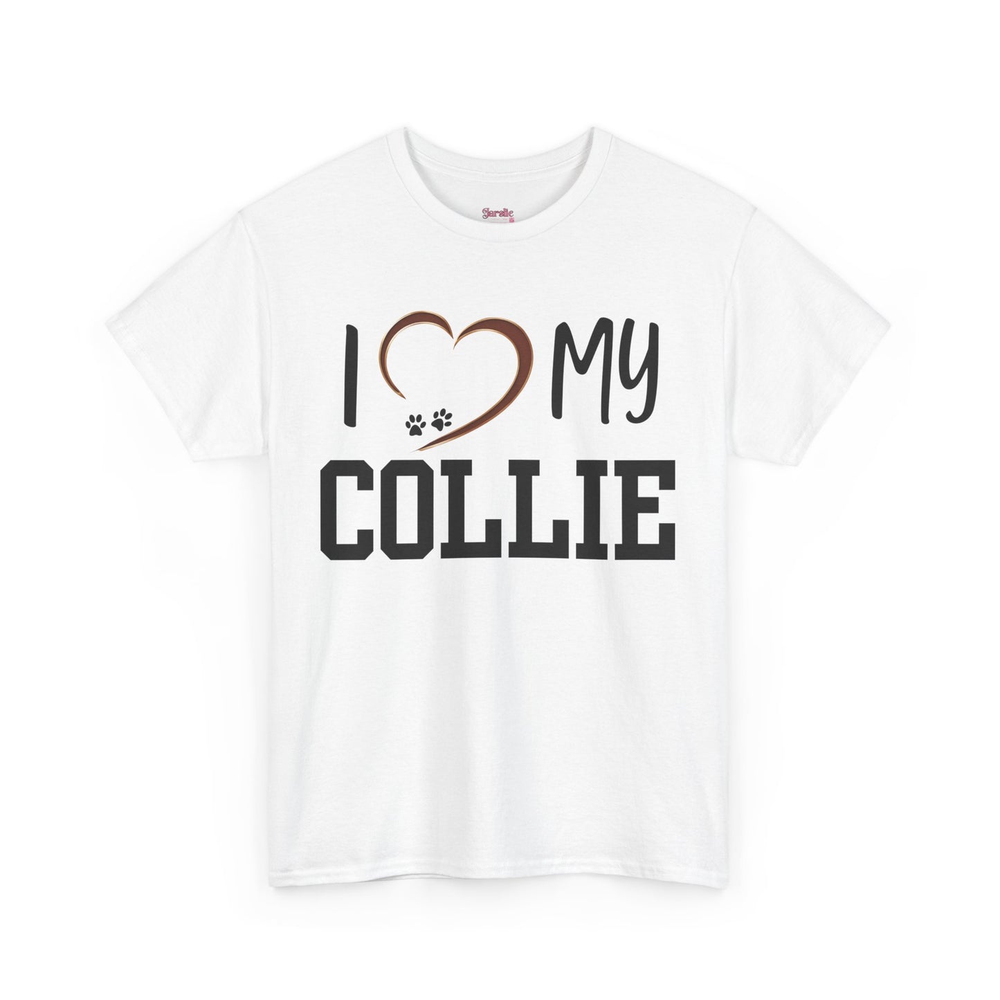 Dog Lover Personalized Tee, Minimalist Design, Custom Dog Breed Shirt, Pet Owner Gift, Dog Mom Gifts, Unisex Heavy Cotton T-Shirt
