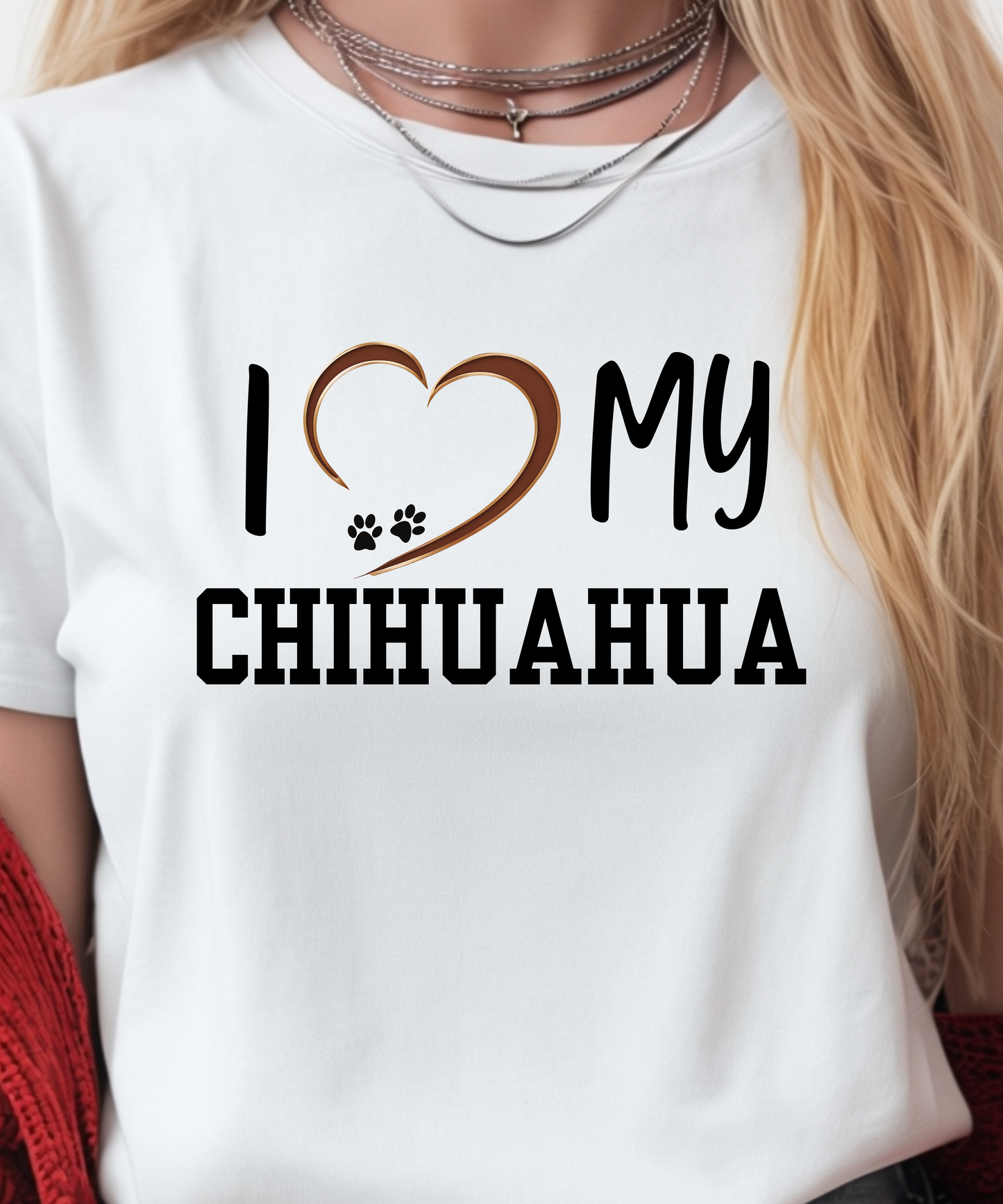 Dog Lover Personalized Tee, Minimalist Design, Custom Dog Breed Shirt, Pet Owner Gift, Dog Mom Gifts, Unisex Heavy Cotton T-Shirt