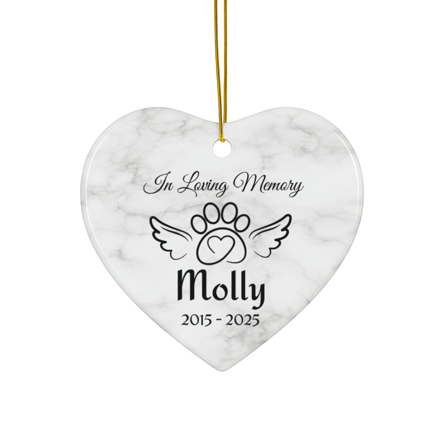Loving Memory Ornament, Pet Memorial Gift, Dog Loss Keepsake, Cat Sympathy Decoration, Remembrance Holiday Decor, Customized Pet Gifts