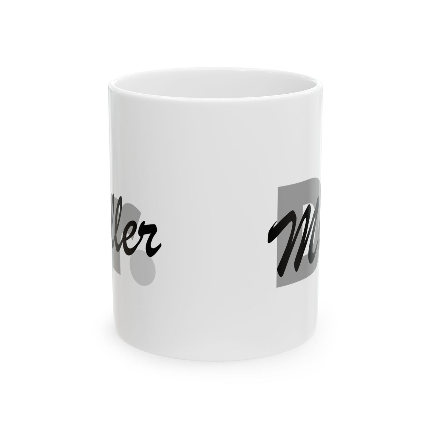 Doctor's Gift Ceramic Mug, Minimal Last Name Design, Personalized Coffee Cup, Medical Professional Present, Unique Physician Appreciation